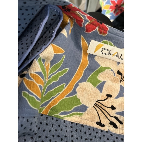 Vintage Chaus Women 2Pc Jacket & Skirt Floral Chip 100% Cotton Gauze Size 12 NOS - Picture 7 of 16